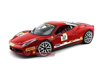 Amazon | MATTEL 1/18 フェラーリ 458 イタリア チャレンジ
